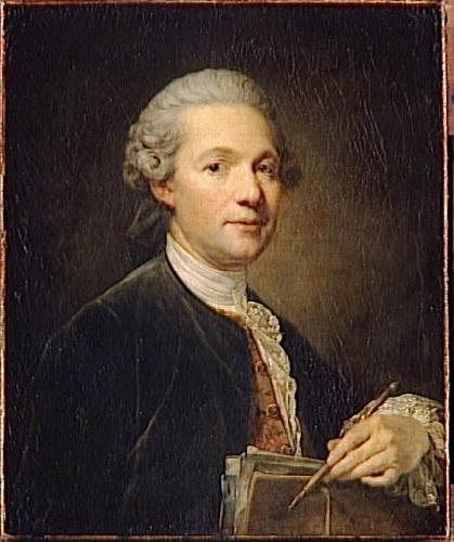 Jean-Baptiste Greuze Portrait of Jacques Gabriel French architect oil painting picture
